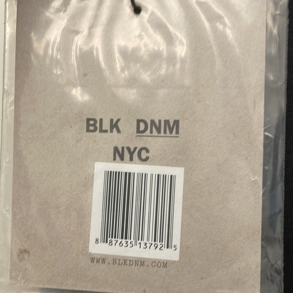 BLKDNM long sleeve dress with leather details - Picture 12 of 14